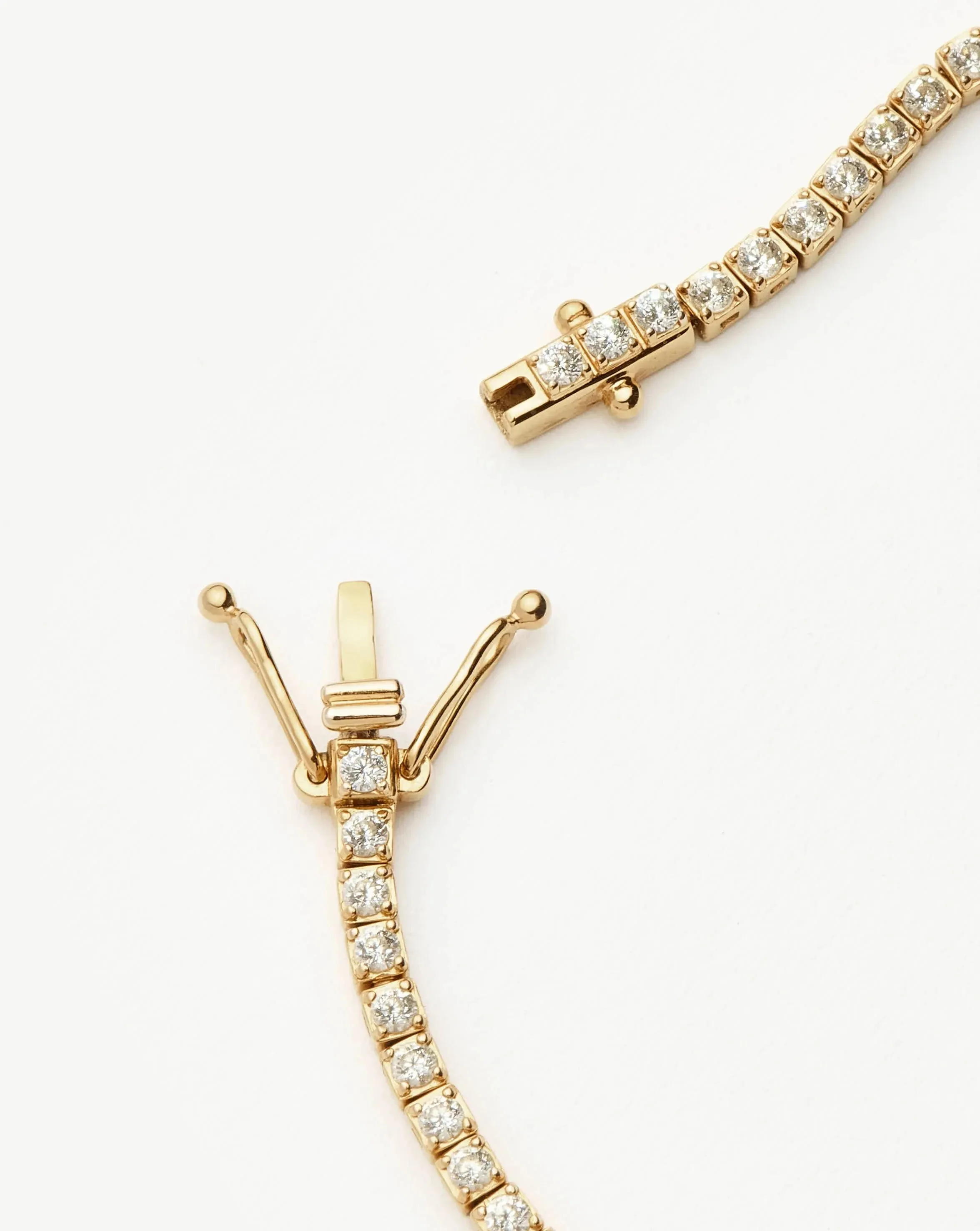 Fine Diamond Tennis Bracelet - Size L | 14k Solid Gold Lab Grown Diamonds