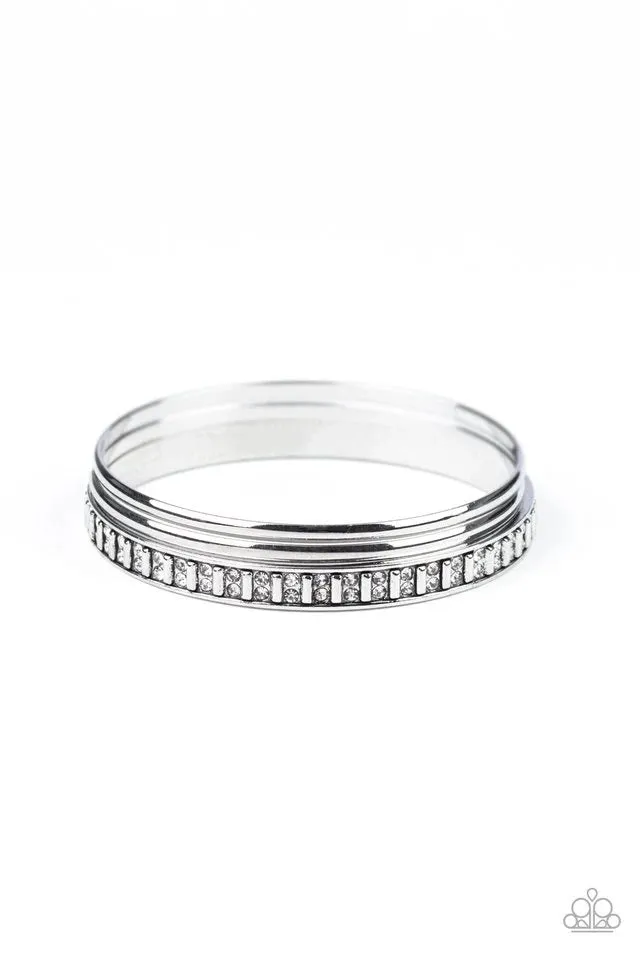 Flawless Flaunter White Bracelet