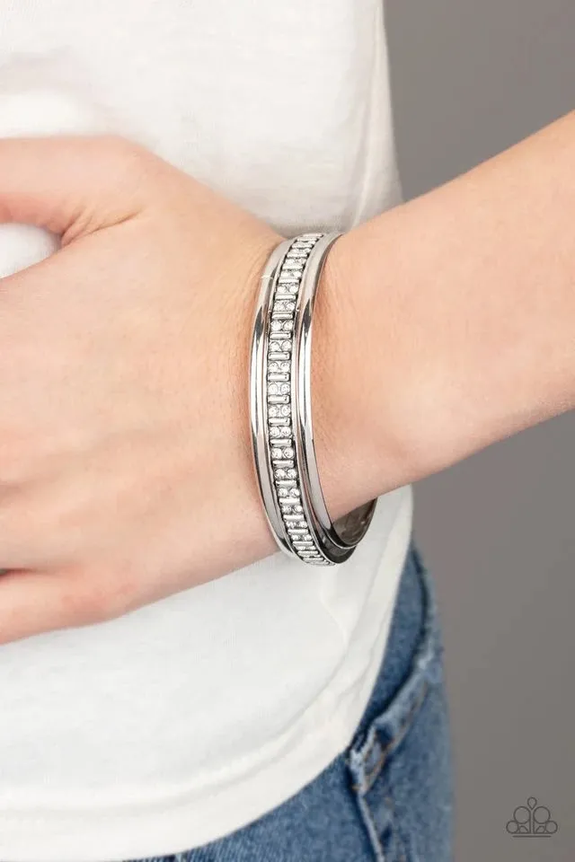 Flawless Flaunter White Bracelet