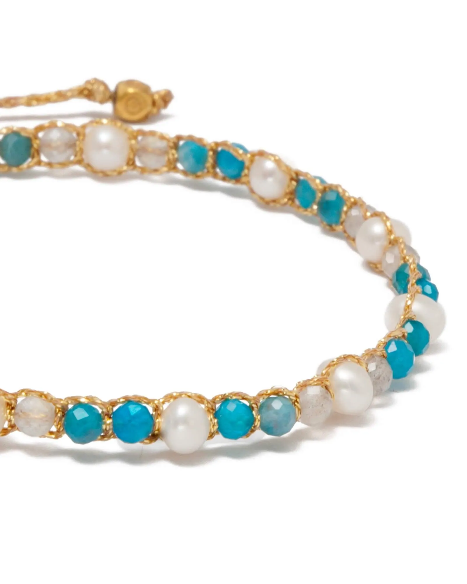Fresh Water Pearl & Gemstone Bracelet | Temptation