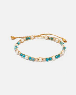 Fresh Water Pearl & Gemstone Bracelet | Temptation
