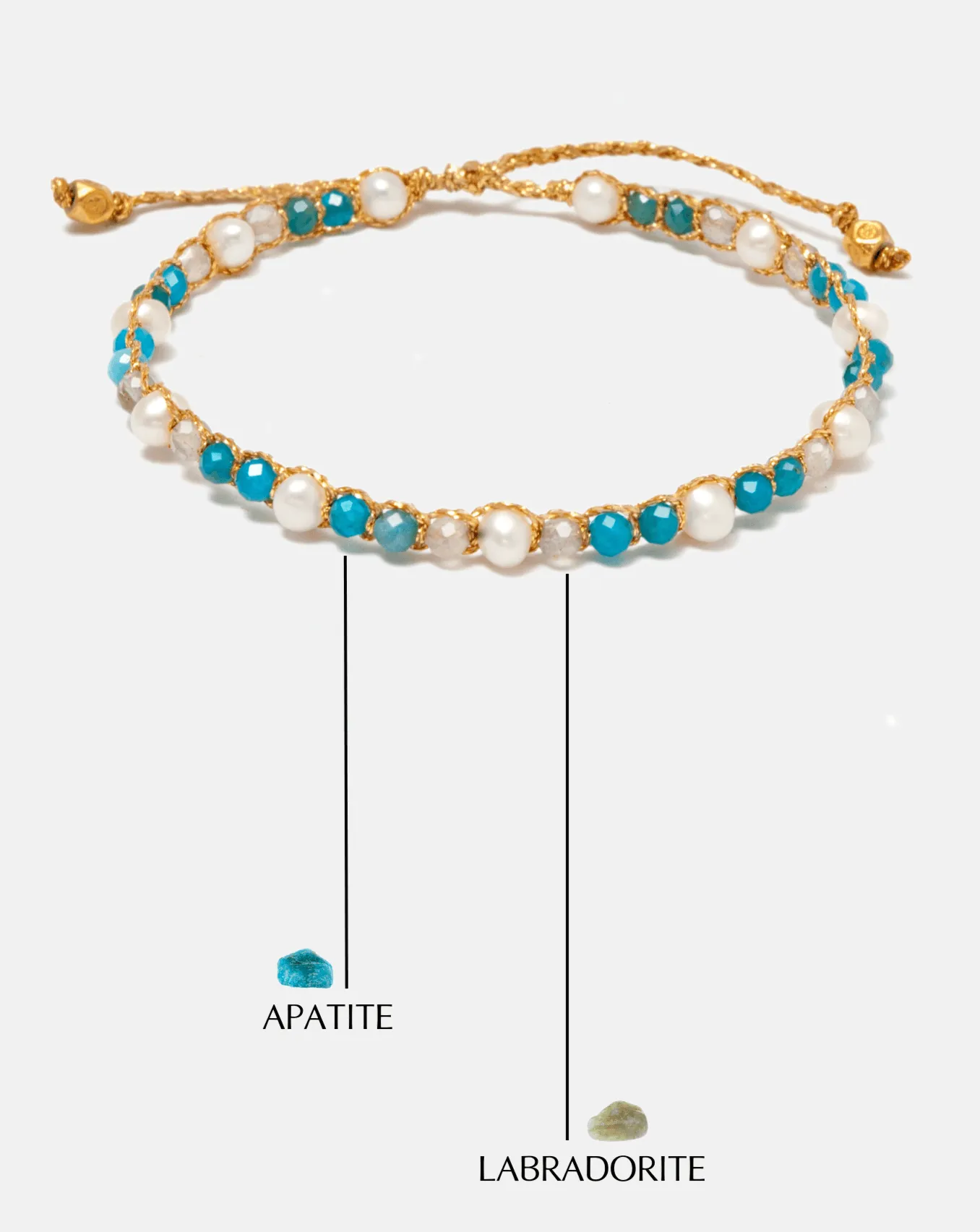 Fresh Water Pearl & Gemstone Bracelet | Temptation