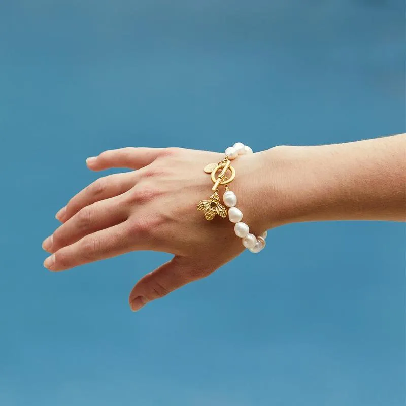 Freshwater Pearl Bee bracelet