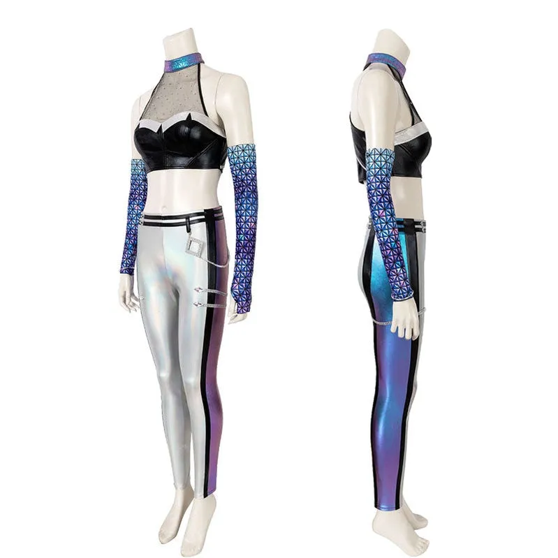Game LOL KDA ALL OUT Kaisa Fullset Cosplay Costumes