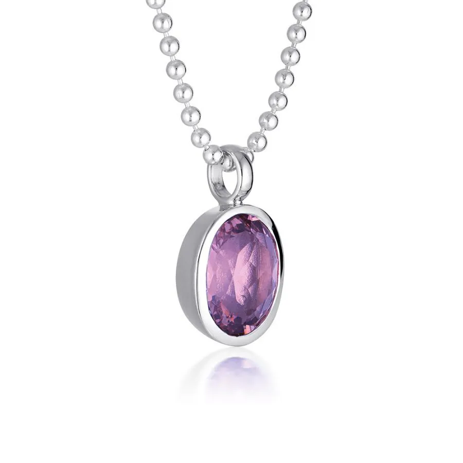 Gemstone Adornment - Oval Cut - Purple Amethyst