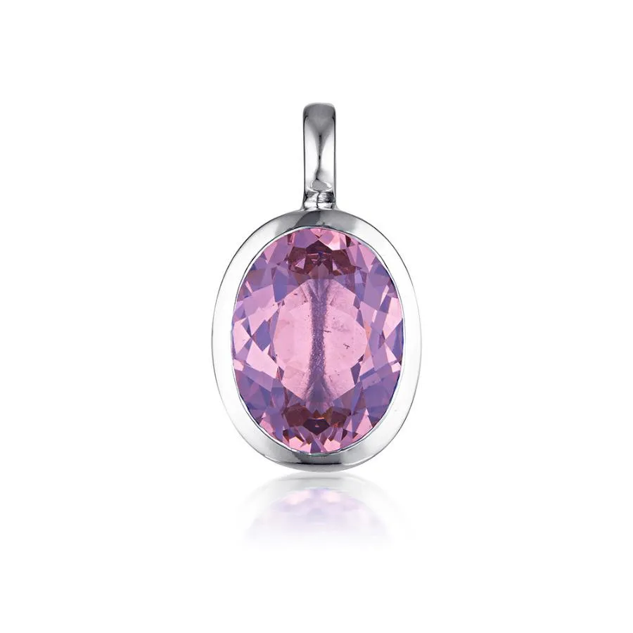 Gemstone Adornment - Oval Cut - Purple Amethyst