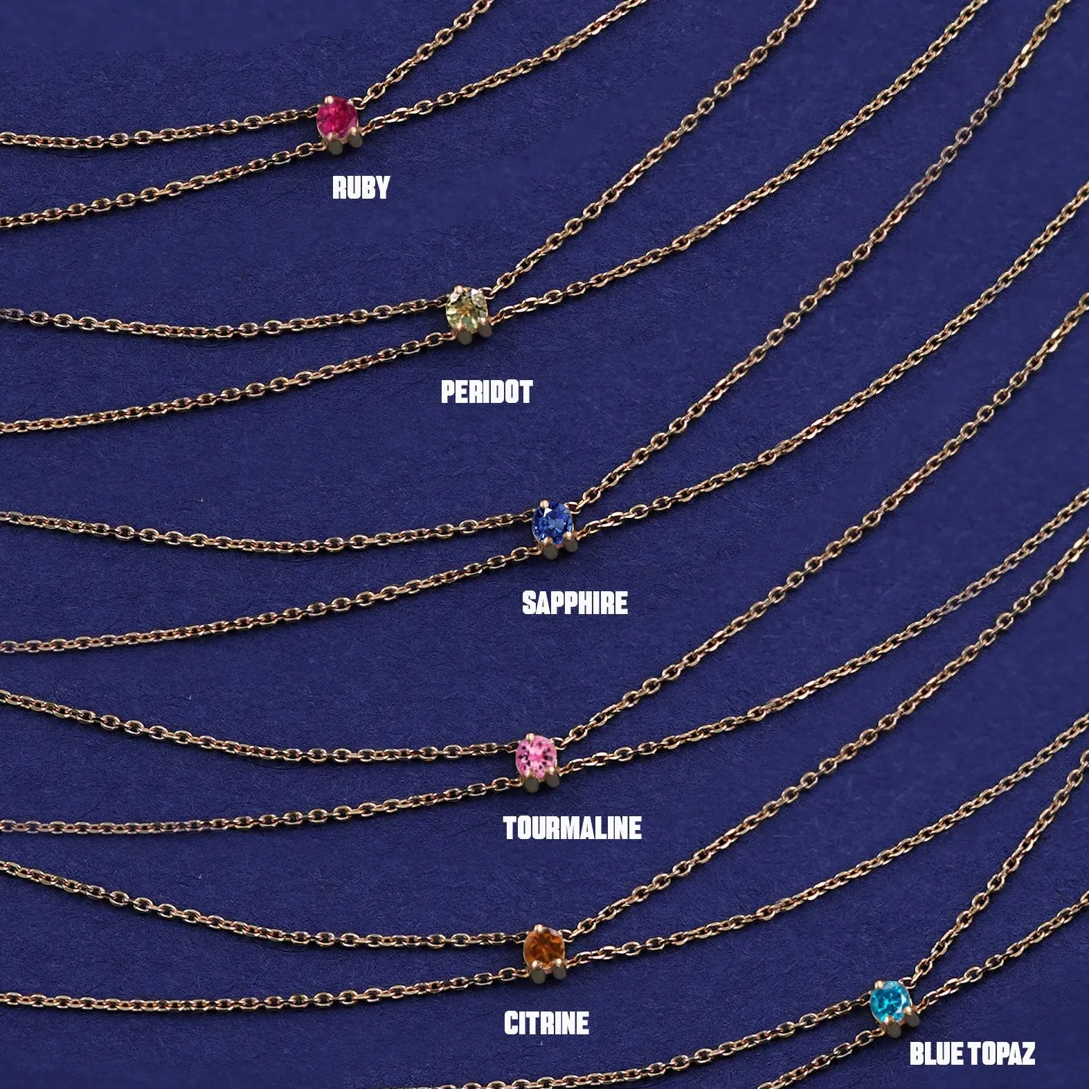 Gemstone Cable Bracelet
