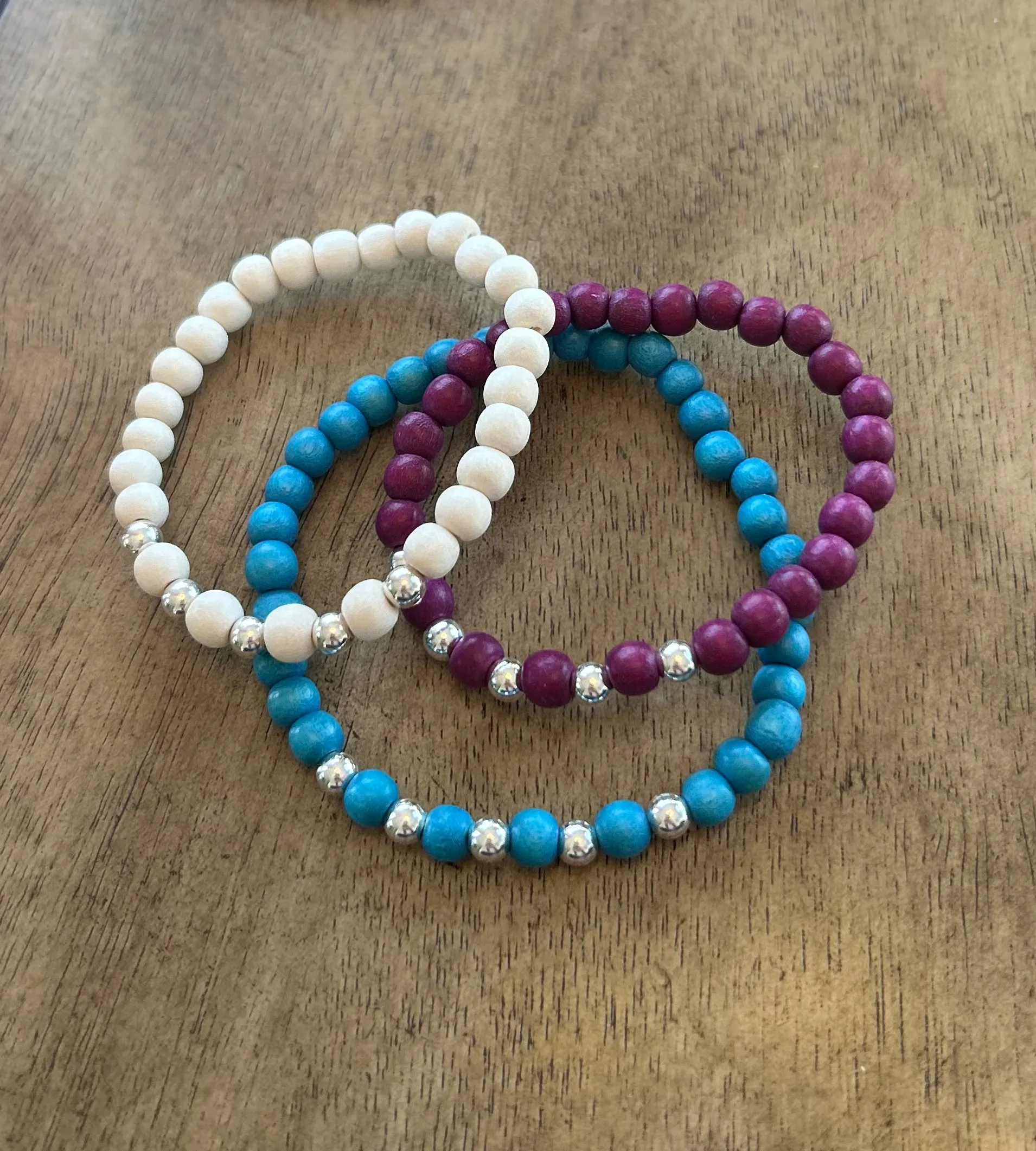 Gold Boho Wood Stackers