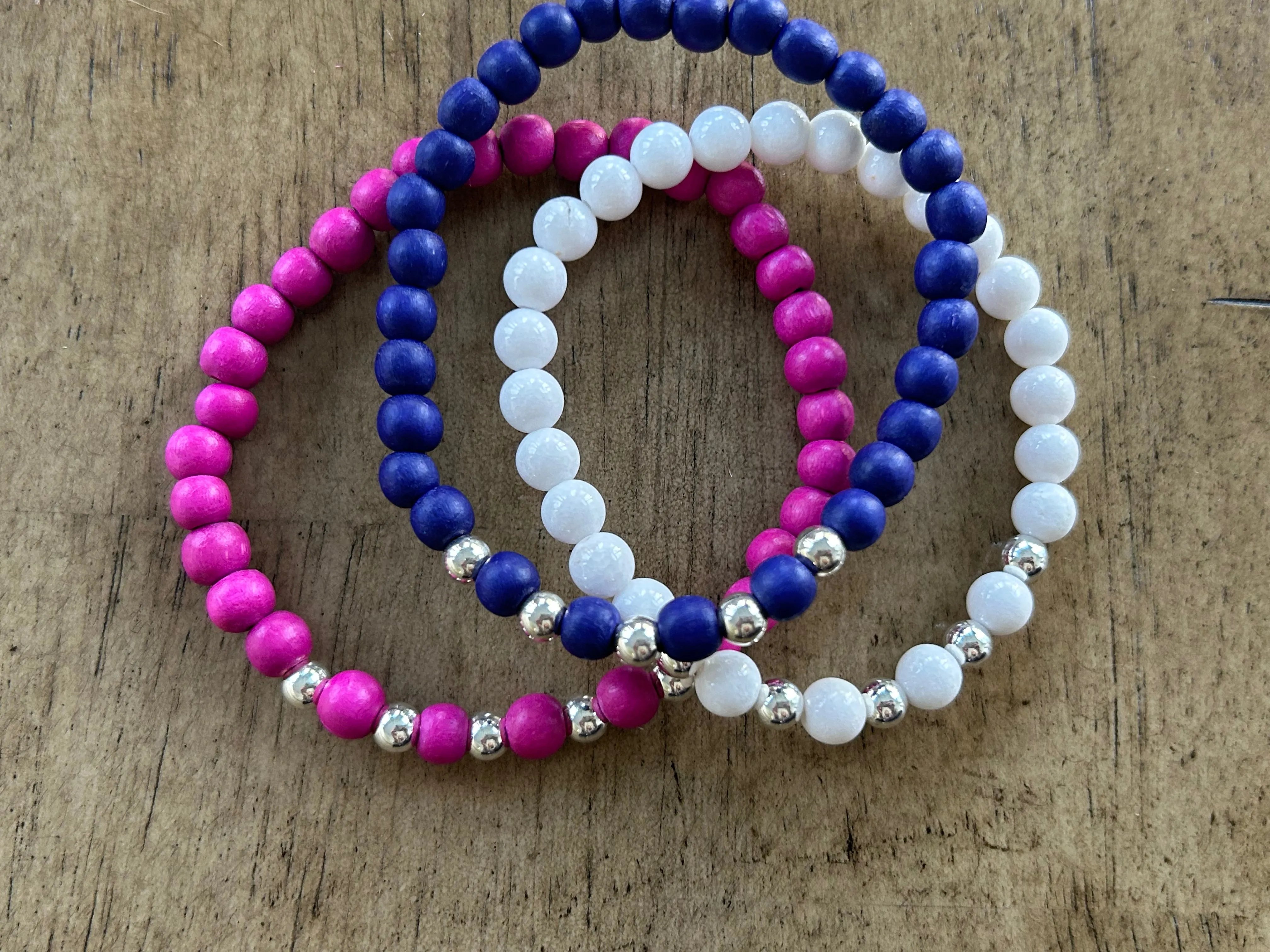 Gold Boho Wood Stackers