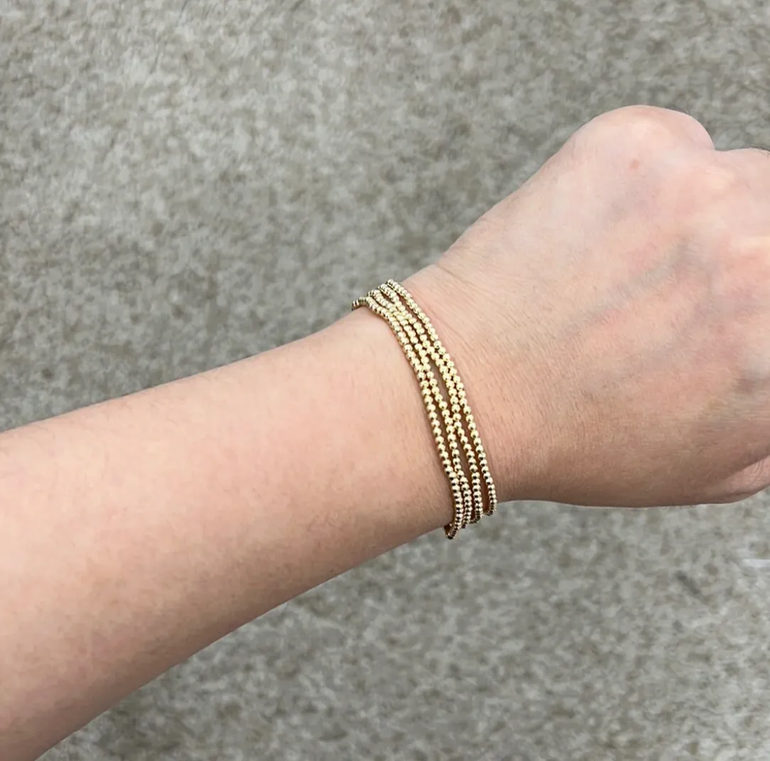 Gold Fill Beaded Bracelet