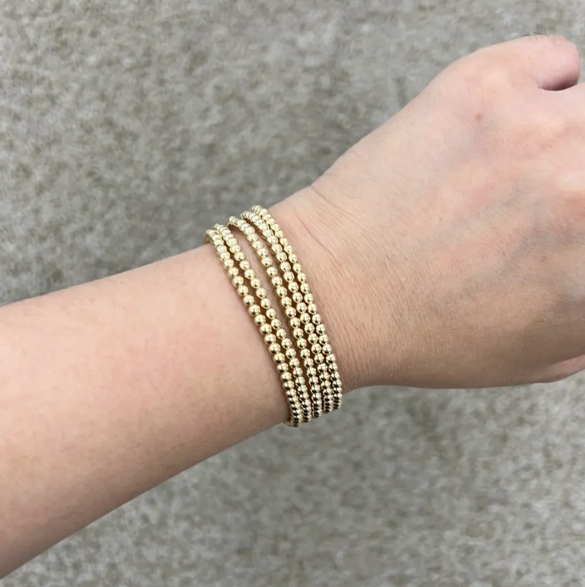 Gold Fill Beaded Bracelet