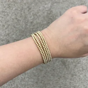 Gold Fill Beaded Bracelet