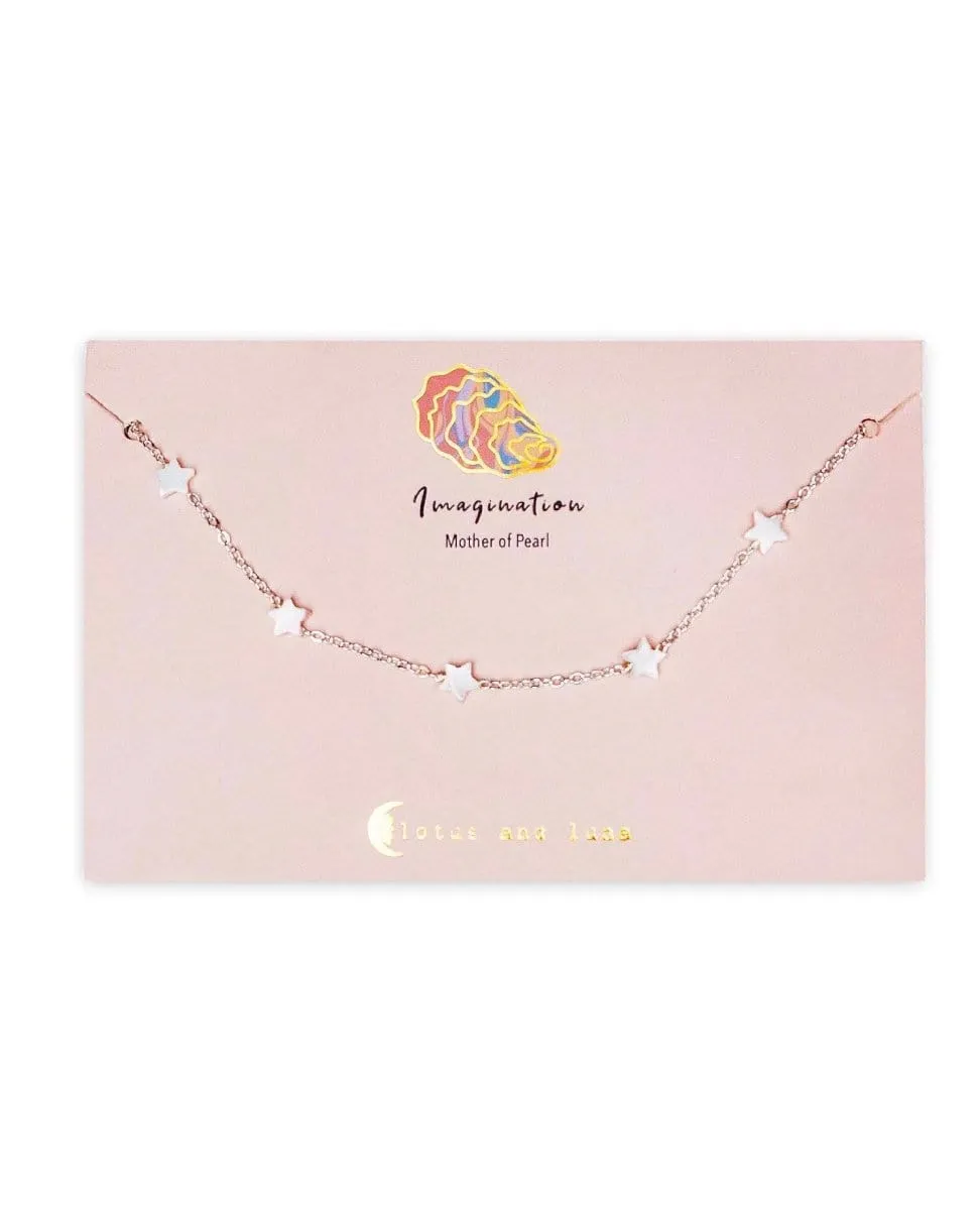 Gold Twinkle Little Star Sea Necklace
