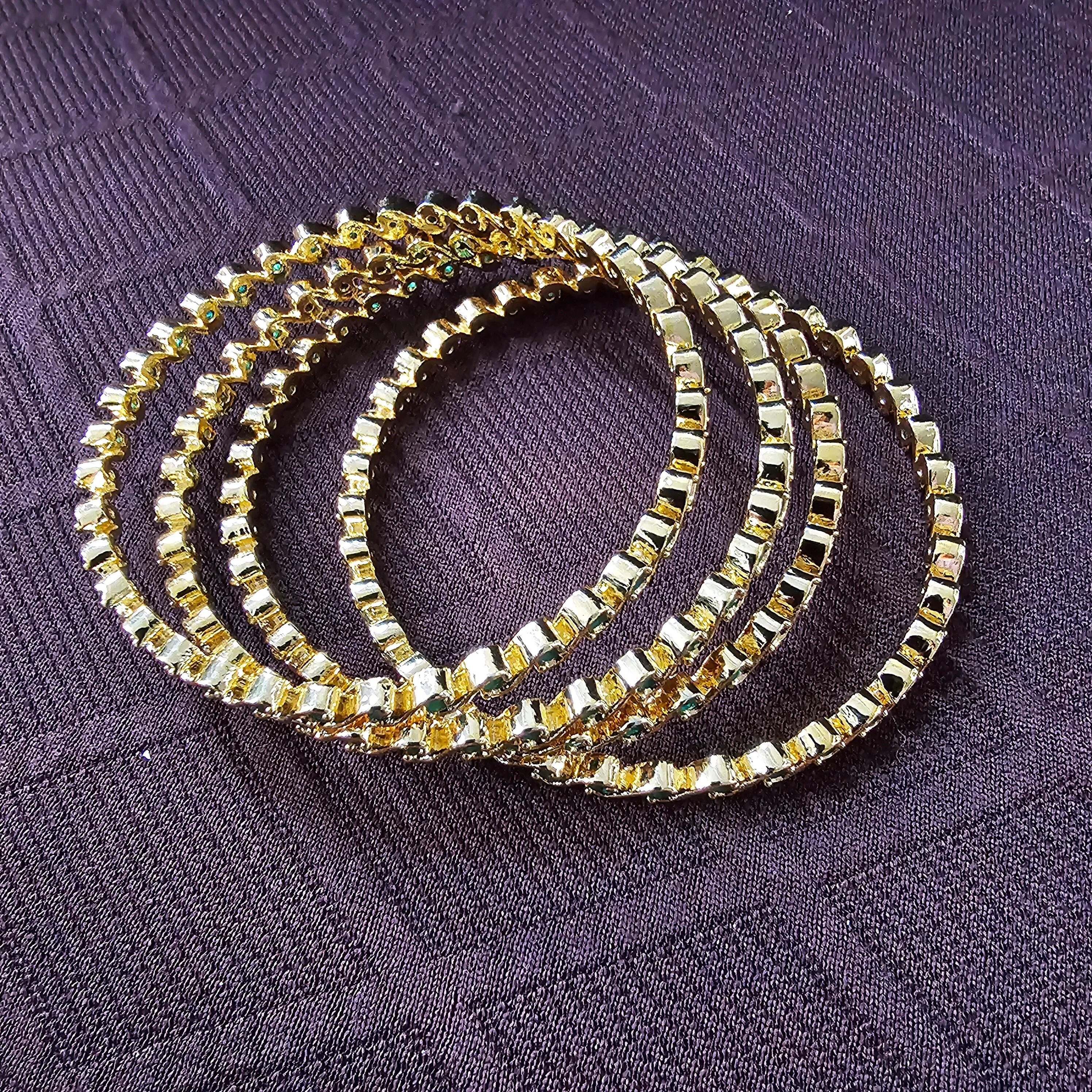 Green 4 Bangles set