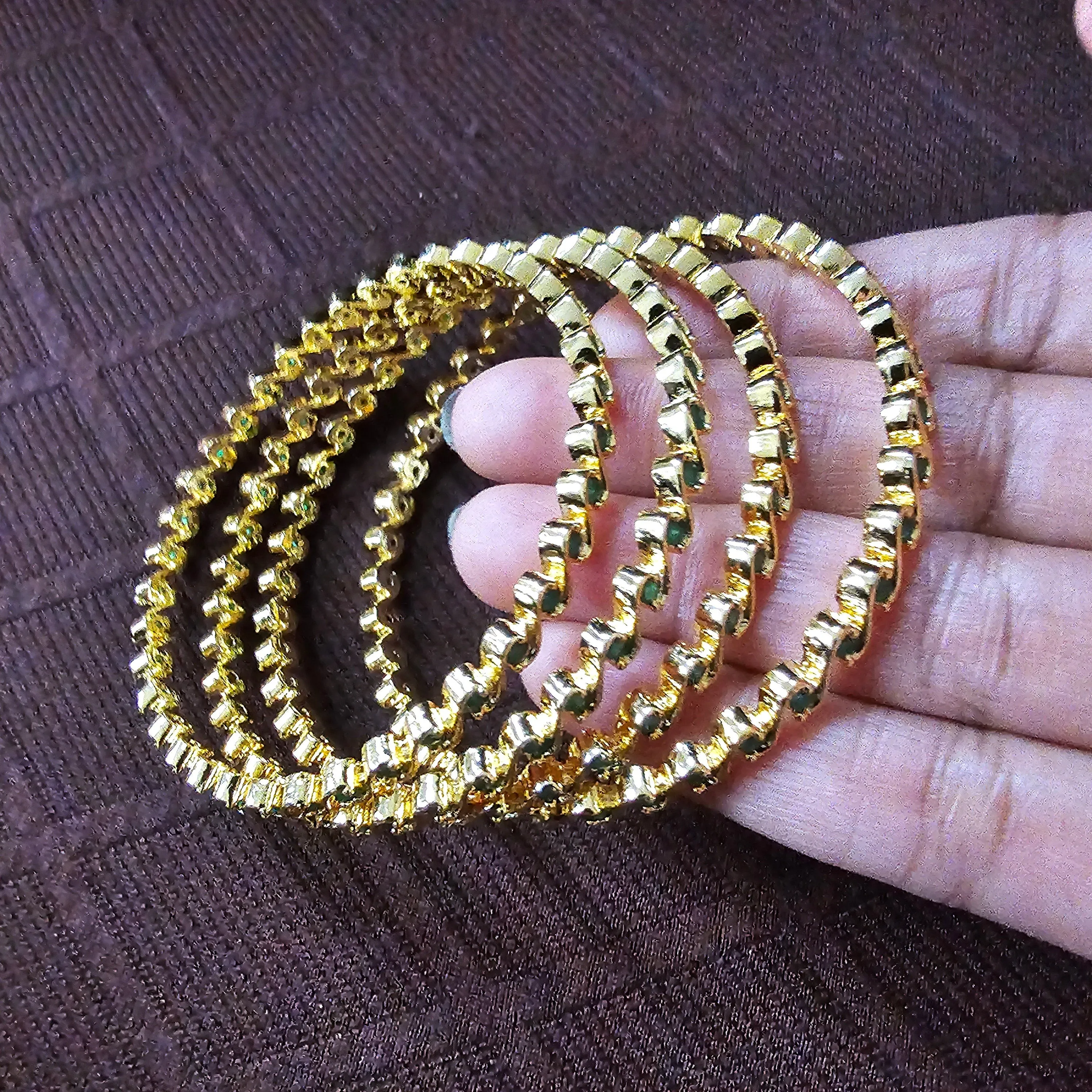 Green 4 Bangles set