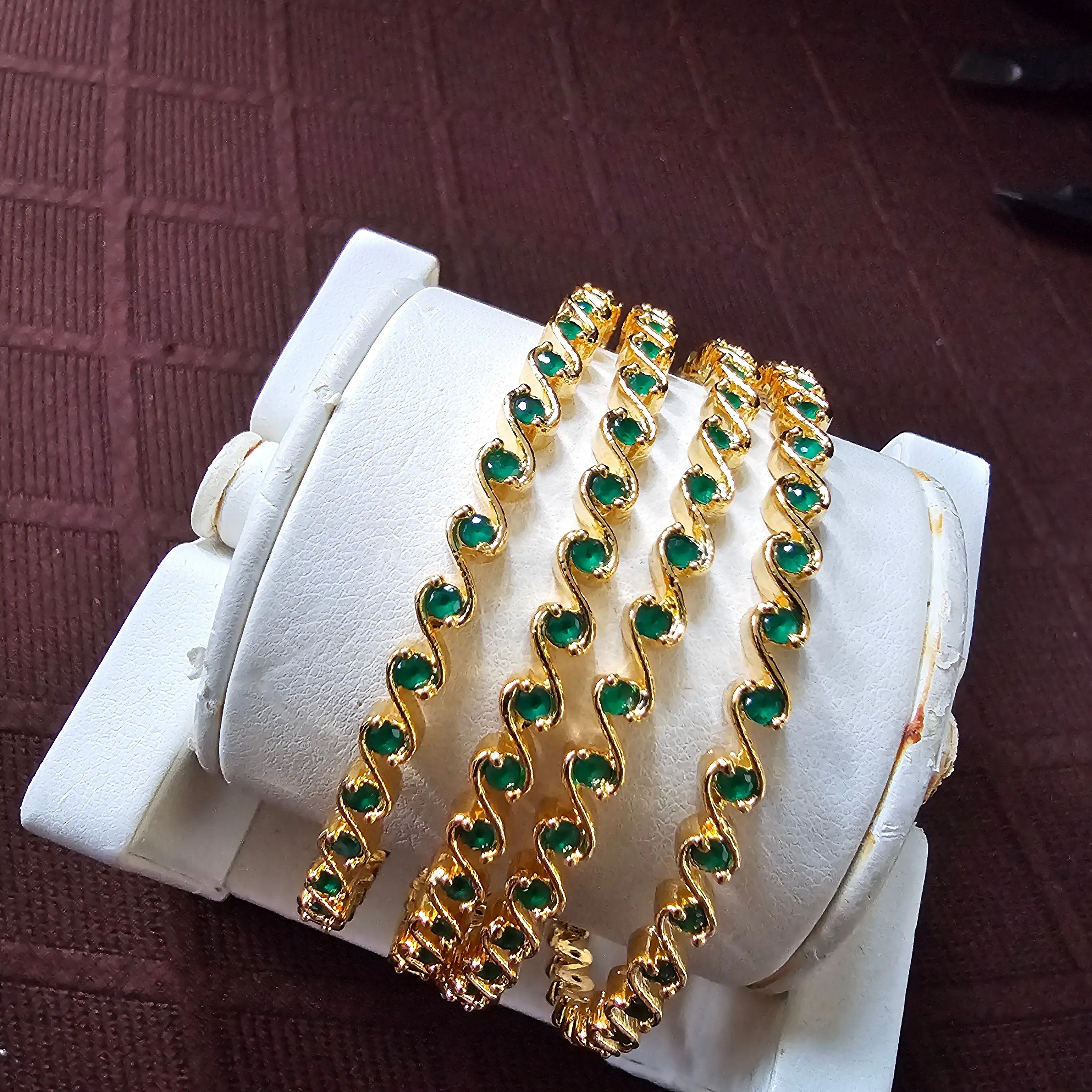 Green 4 Bangles set