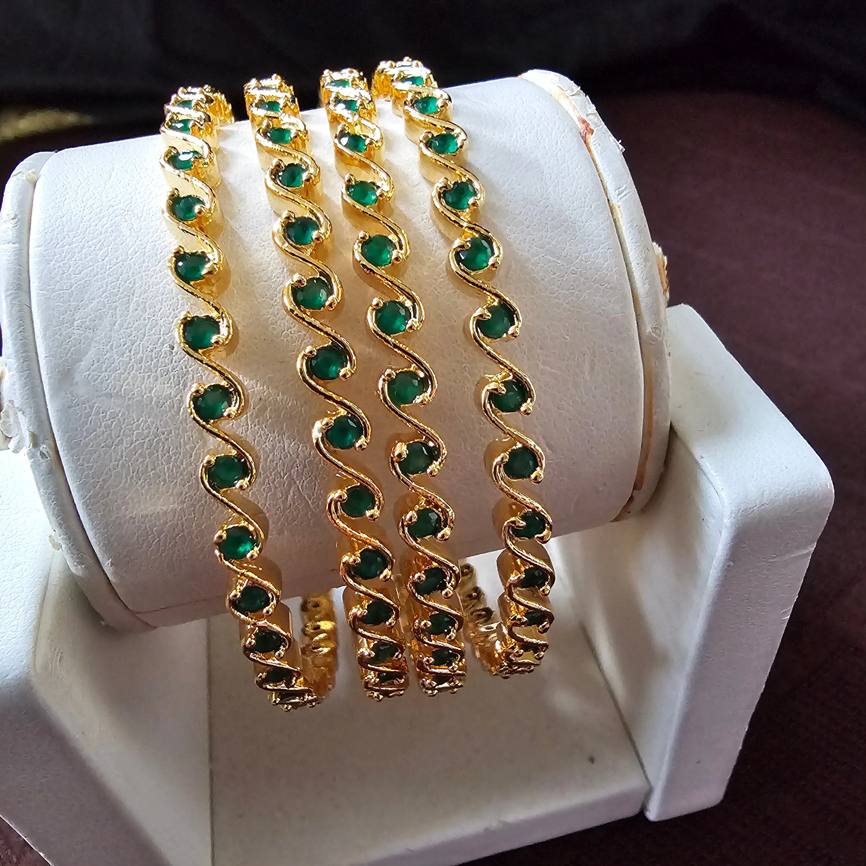 Green 4 Bangles set