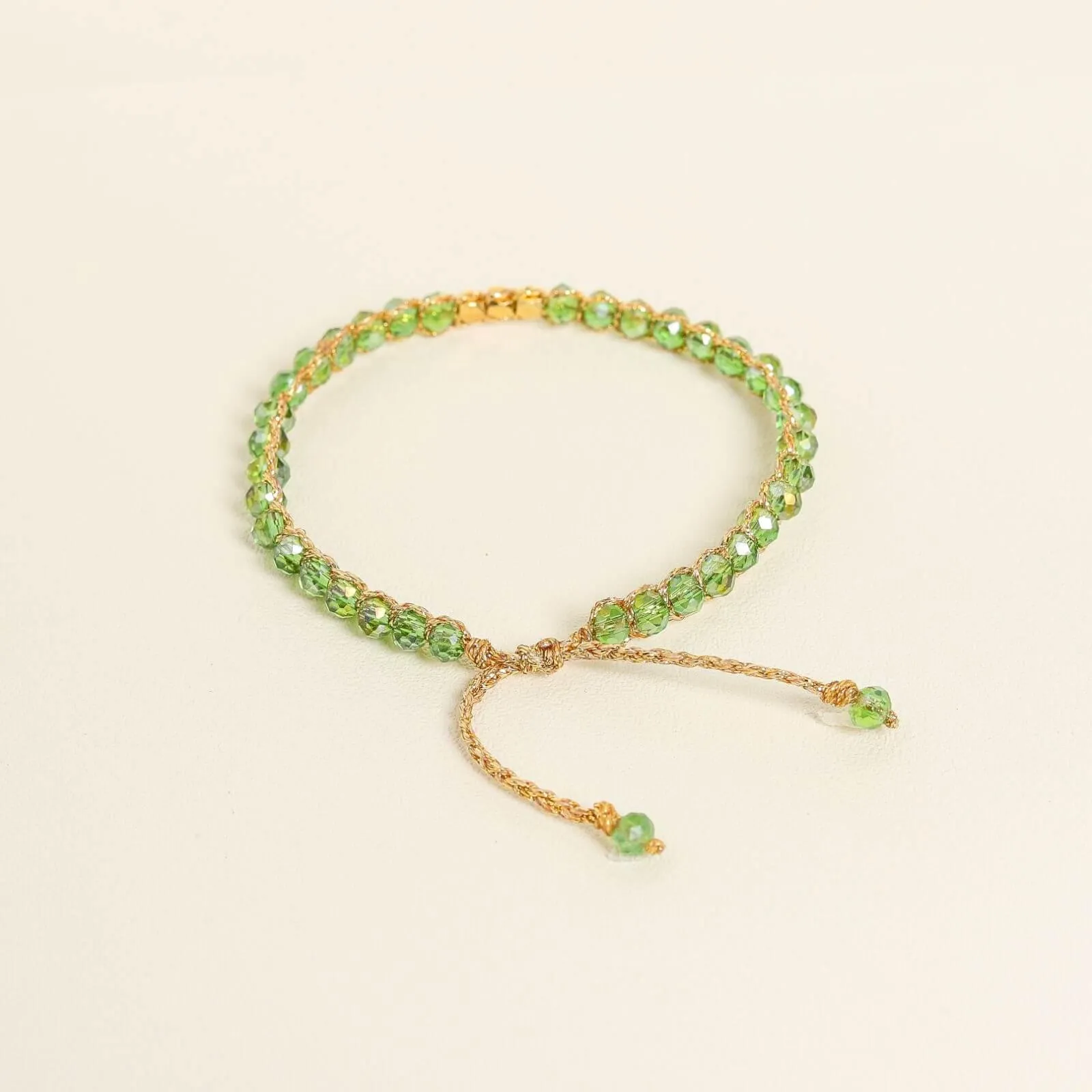 Green Crystal Kid Bracelet