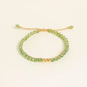 Green Crystal Kid Bracelet