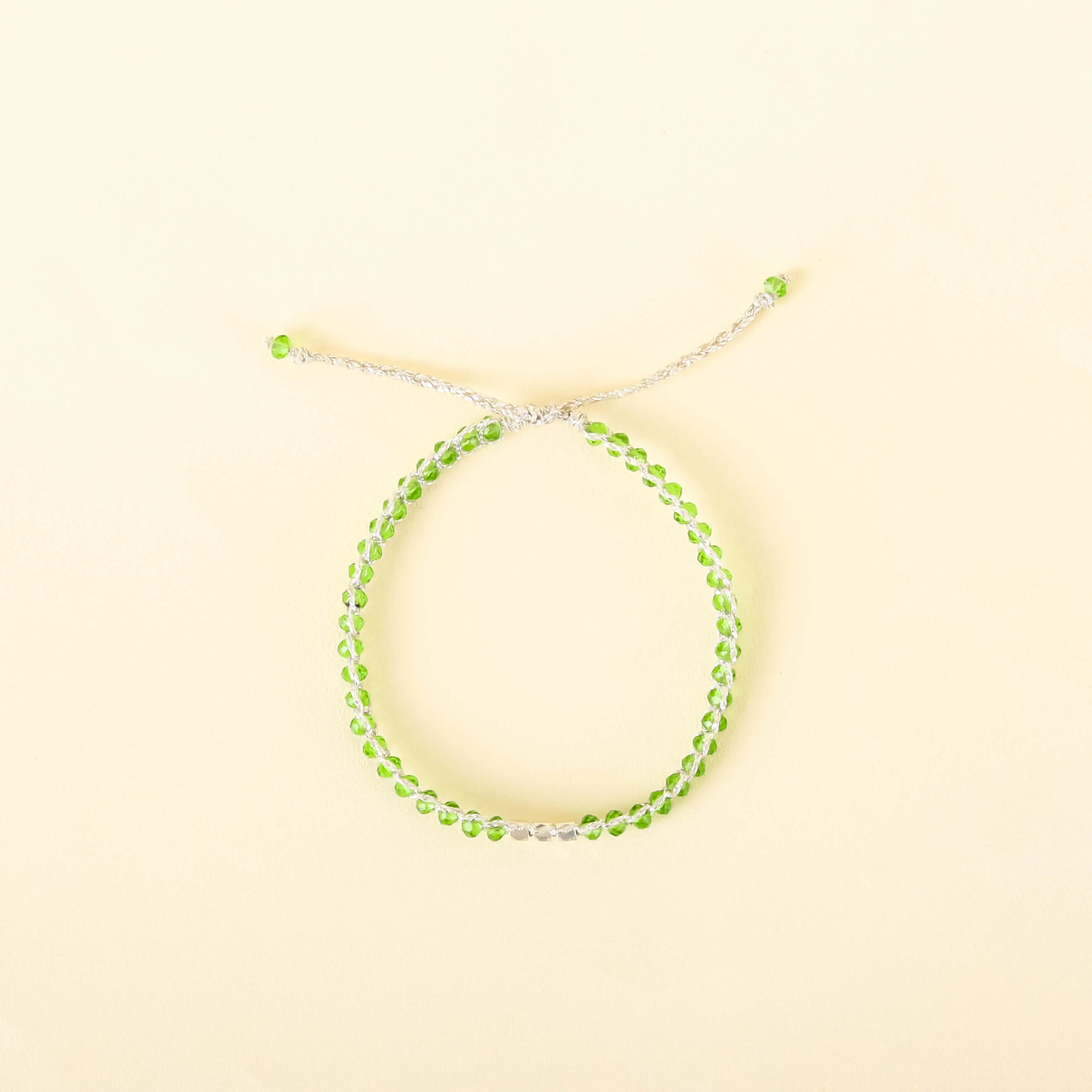 Green Crystal Kid Bracelet