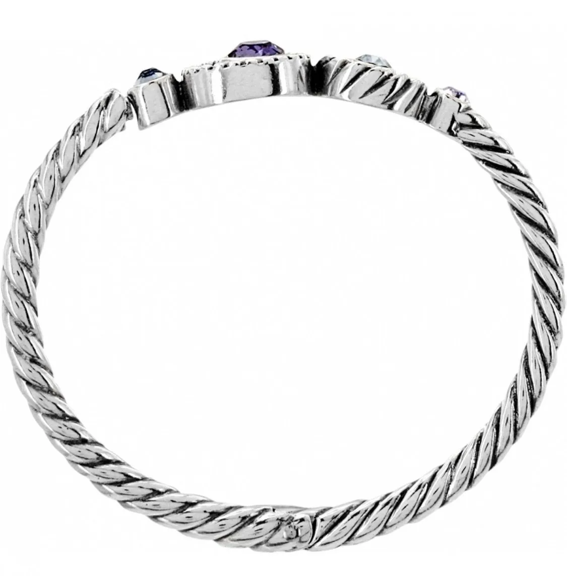 Halo Hinged Bangle Bracelets JB6622