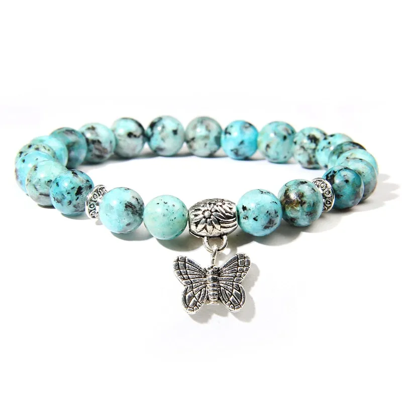 Handmade Natural Stone Beads Bracelet