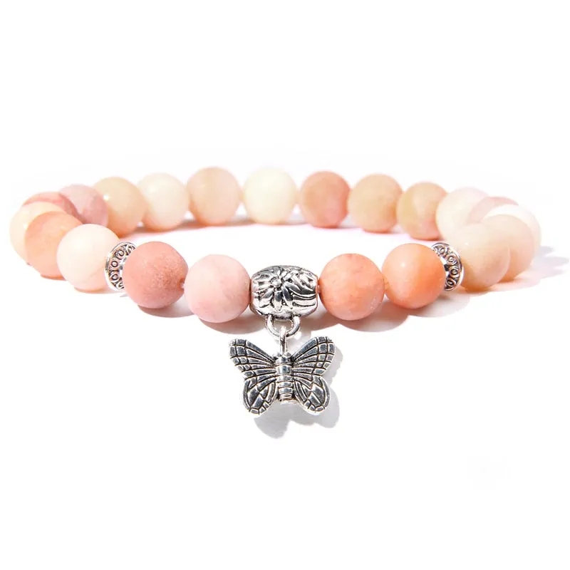 Handmade Natural Stone Beads Bracelet