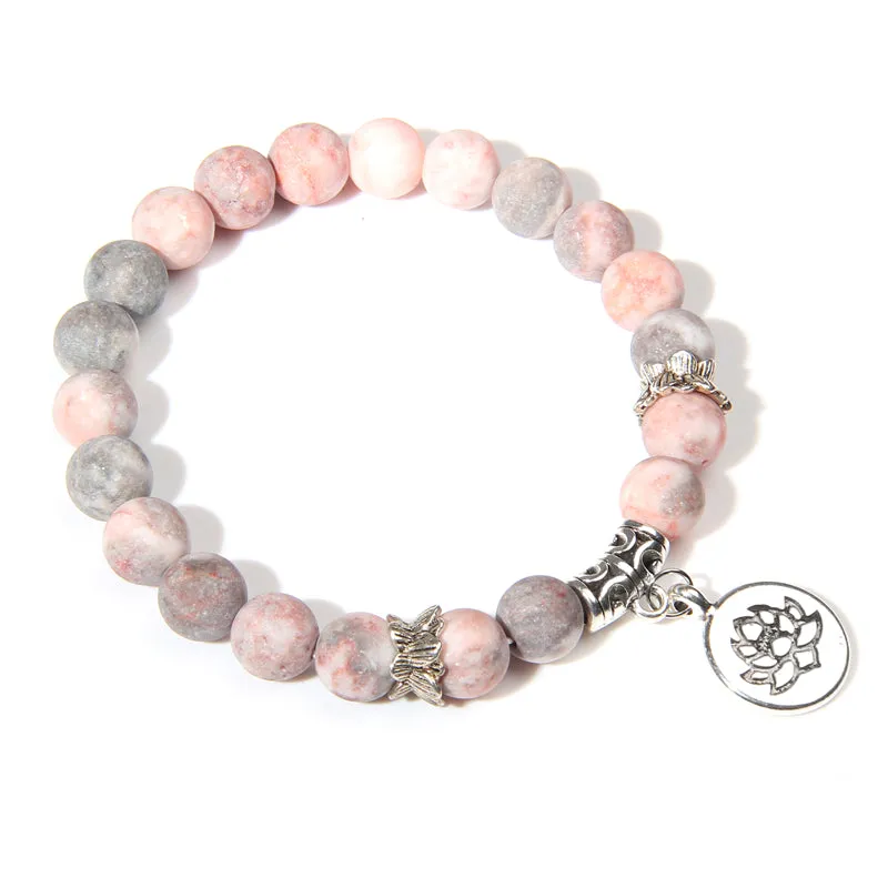 Handmade Natural Stone Beads Bracelet