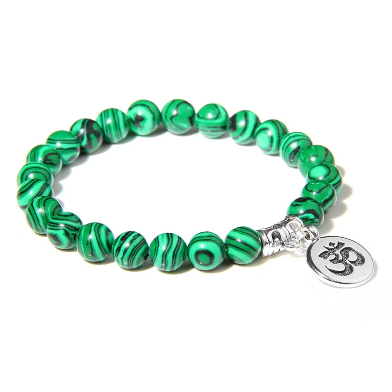 Handmade Natural Stone Beads Bracelet