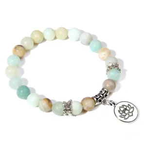 Handmade Natural Stone Beads Bracelet