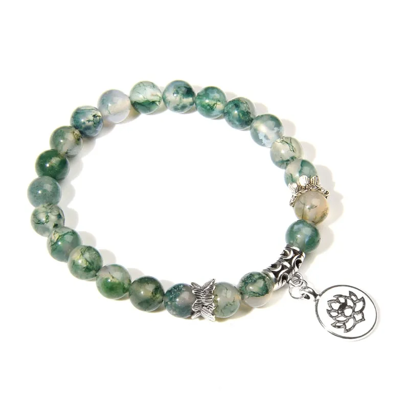 Handmade Natural Stone Beads Bracelet
