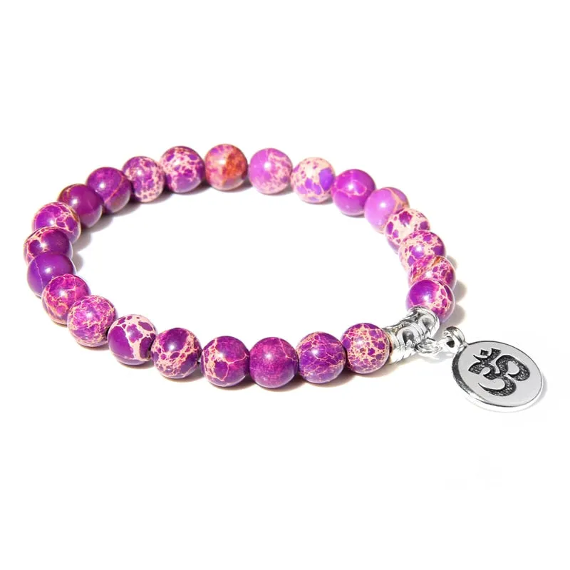 Handmade Natural Stone Beads Bracelet