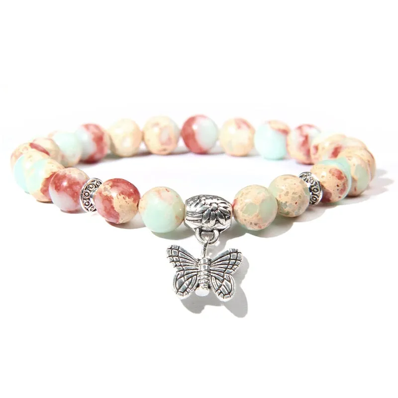 Handmade Natural Stone Beads Bracelet
