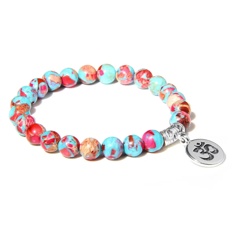 Handmade Natural Stone Beads Bracelet