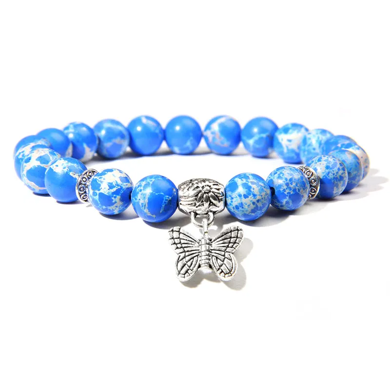 Handmade Natural Stone Beads Bracelet