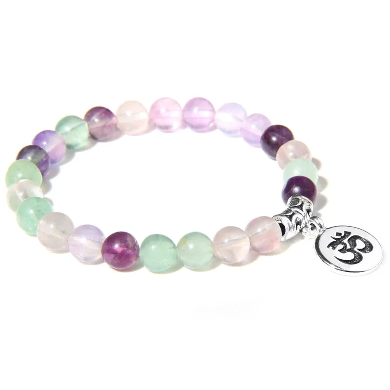 Handmade Natural Stone Beads Bracelet
