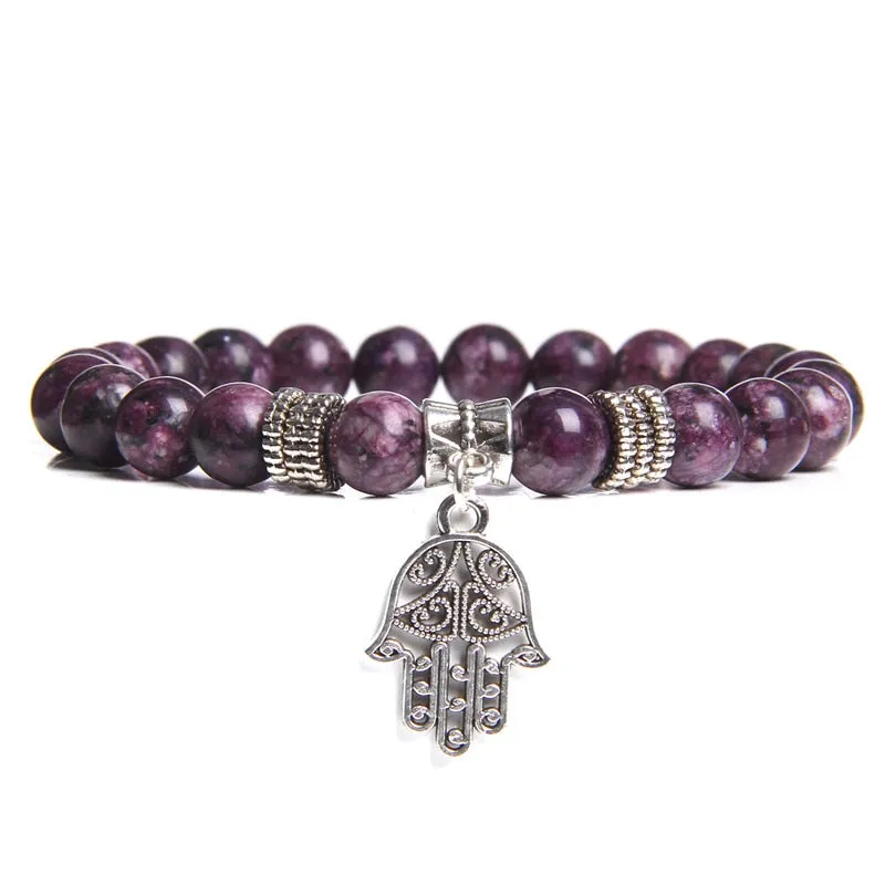 Handmade Natural Stone Beads Bracelet