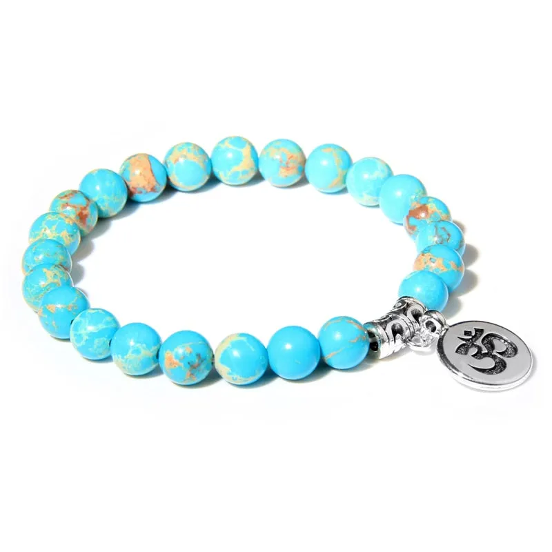 Handmade Natural Stone Beads Bracelet