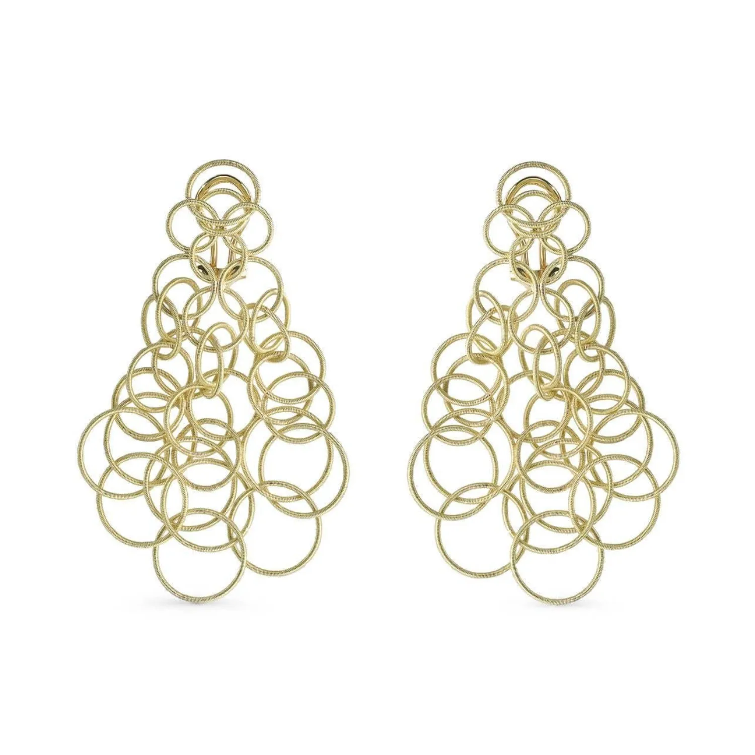 Hawaii 18K Yellow Gold Drop Earrings