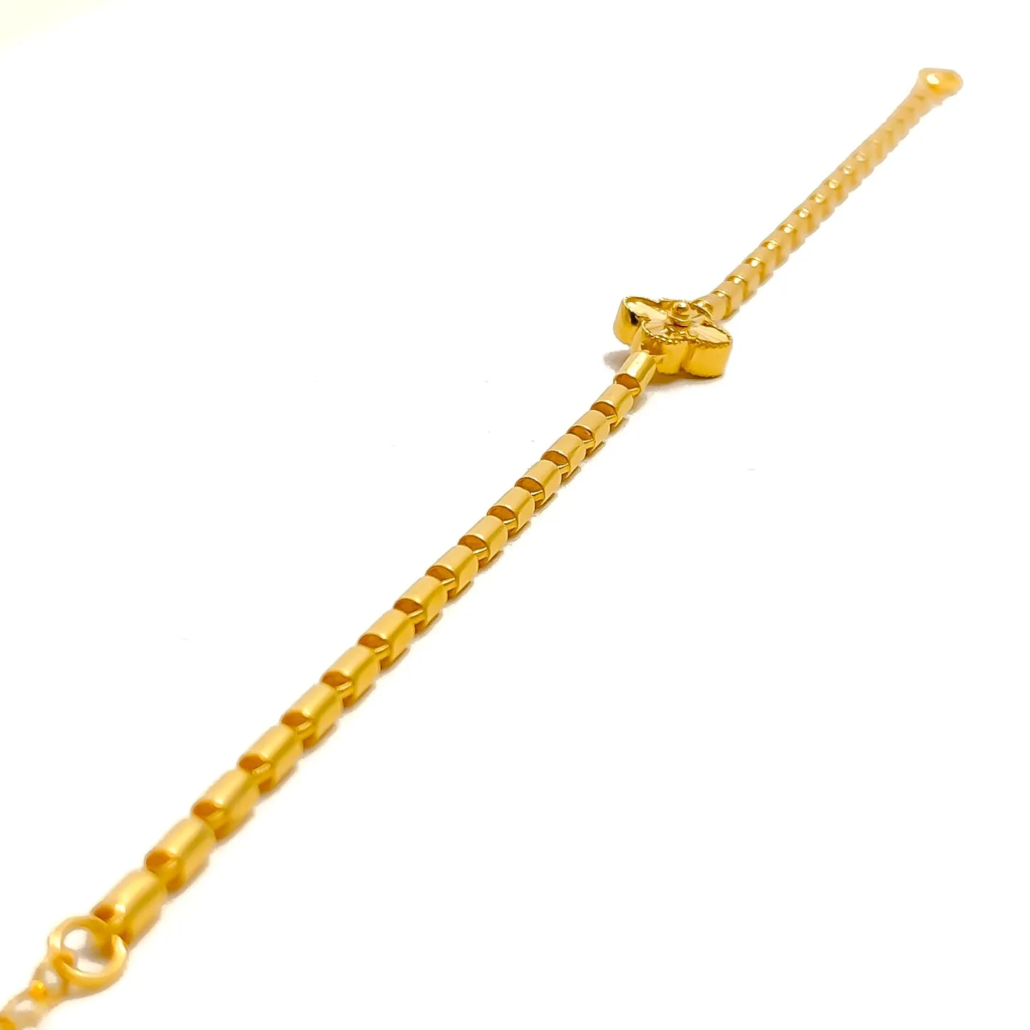High-Finish Adorned 22k Gold Bracelet