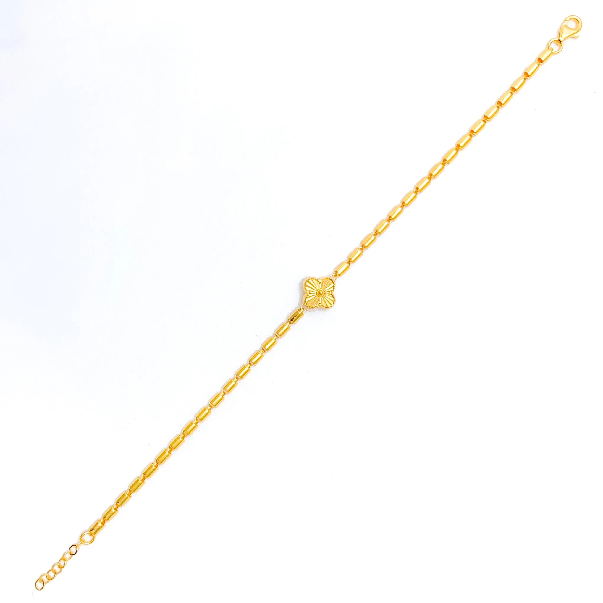 High-Finish Adorned 22k Gold Bracelet