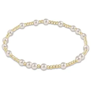 Hope Unwritten 3mm Bracelet - Pearl