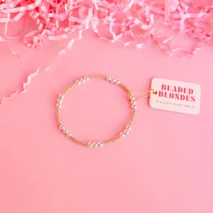 ILY Bracelet Gold w/ Silver