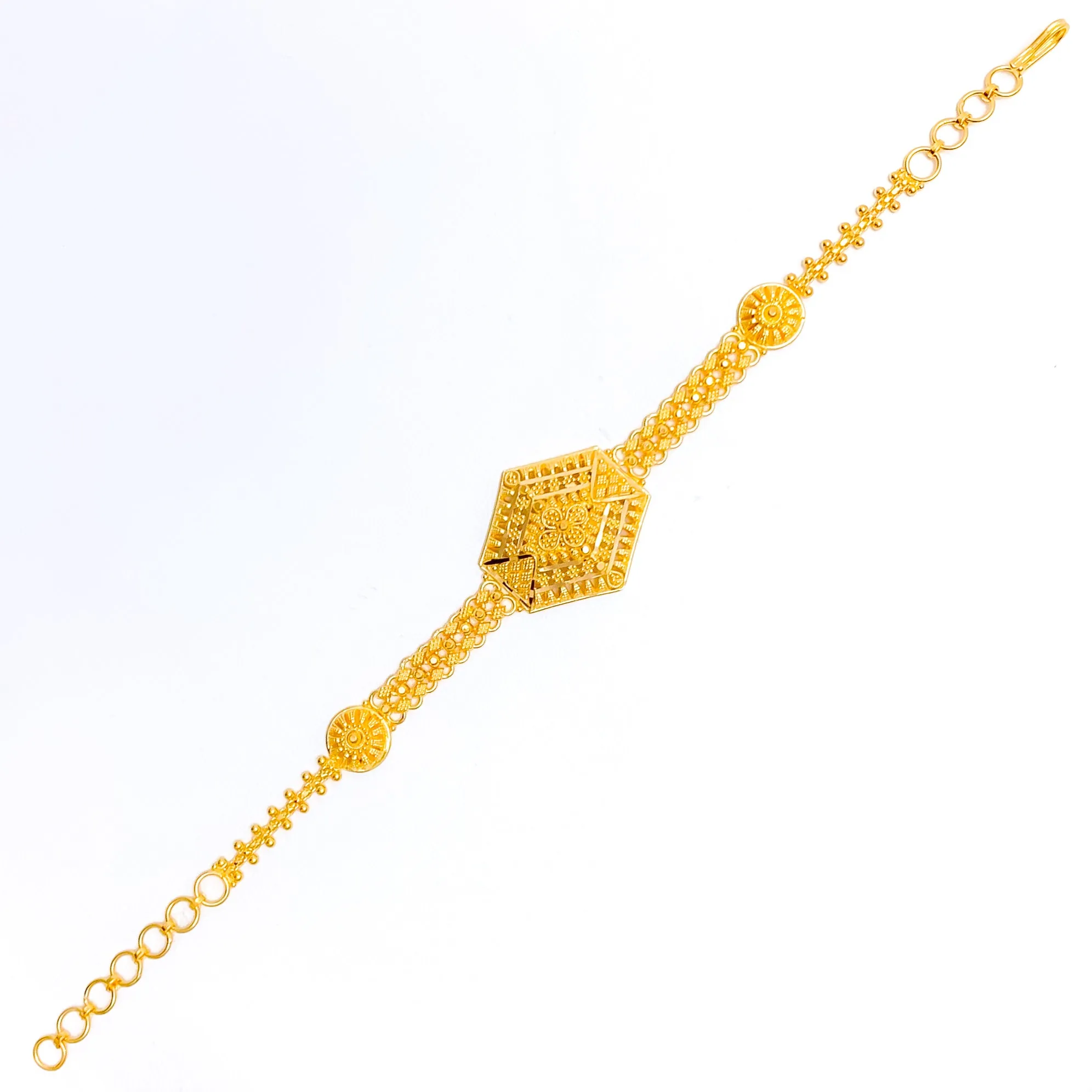 Imperial Glowing 22k Gold Bracelet