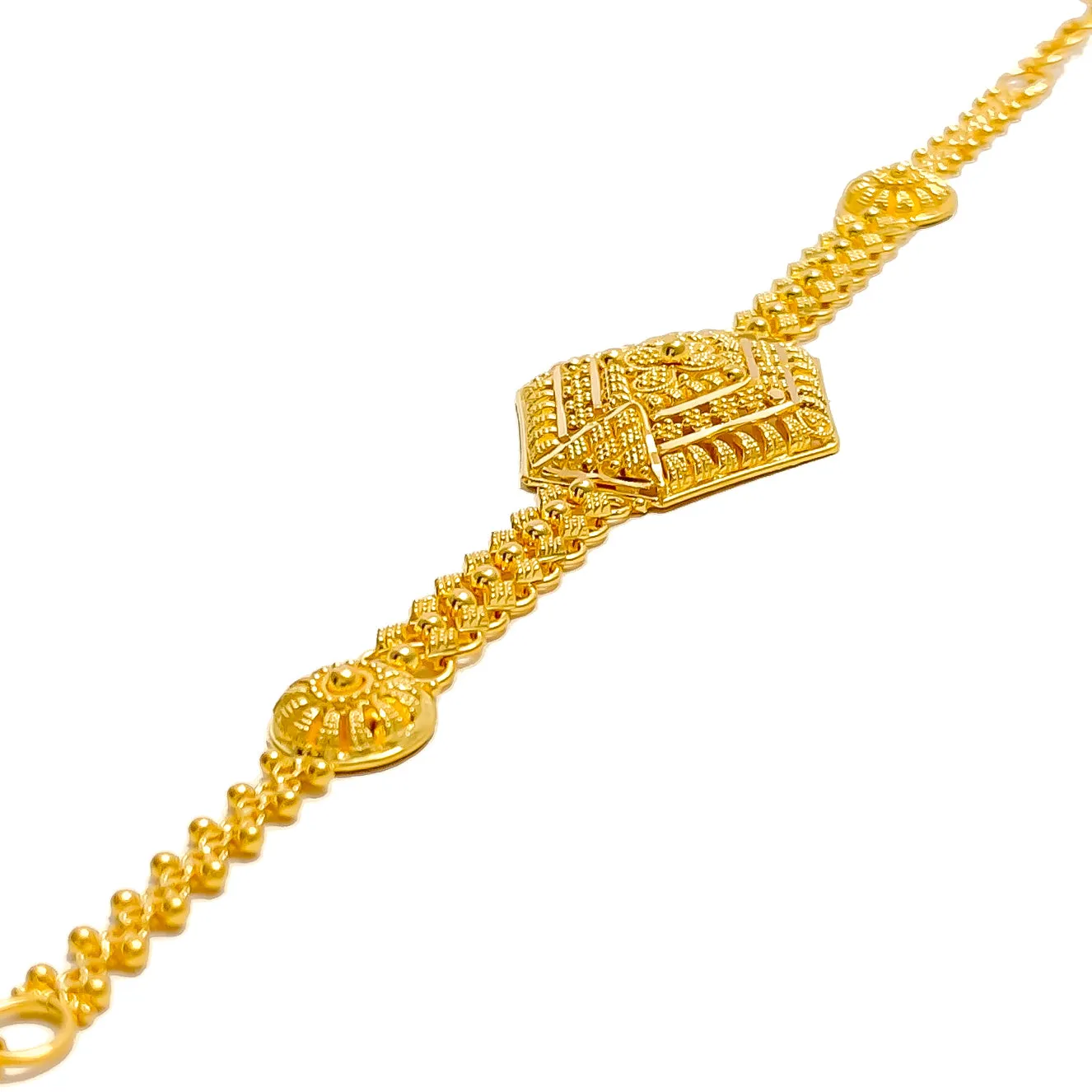 Imperial Glowing 22k Gold Bracelet