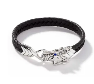 John Hardy Legends Naga Leather Bracelet