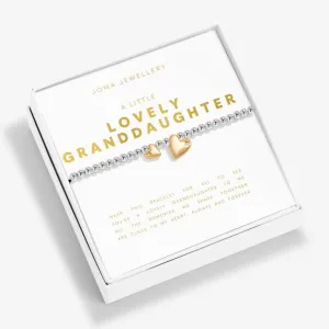 Joma Boxed A Little Lovely Granddaughter Silver & Gold Bracelet