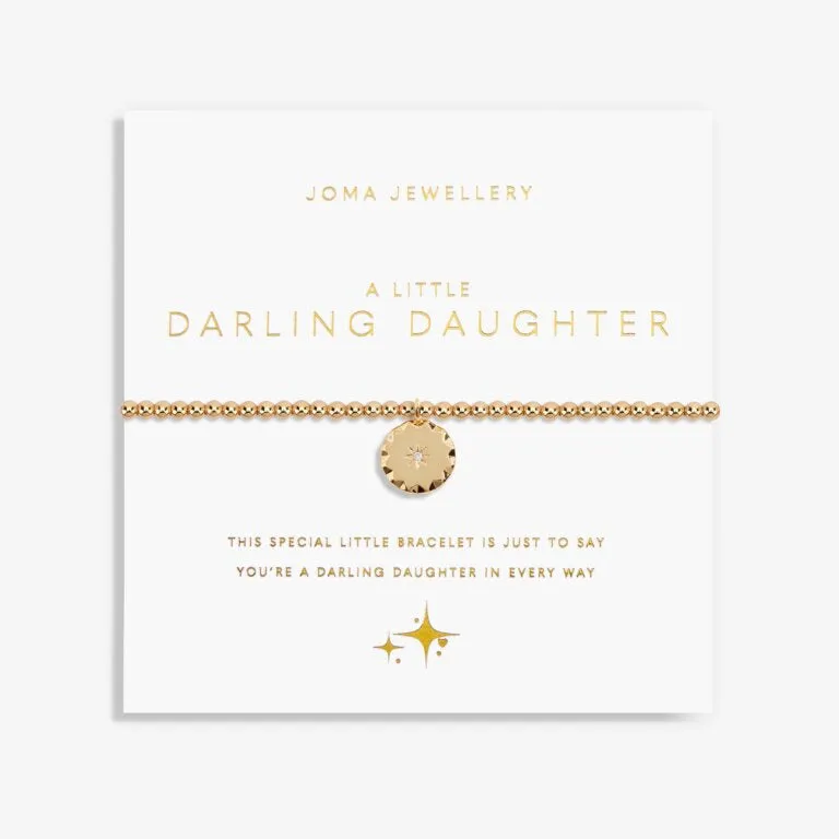 Joma Gold A Little Darling Daughter Bracelet