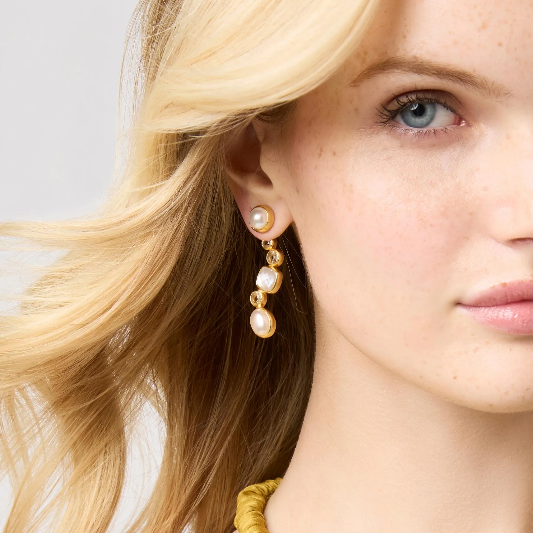 Kaleidoscope Crystal Earring Jacket