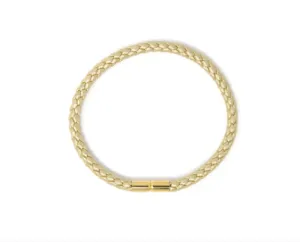 Keva Gold Braided Bracelet